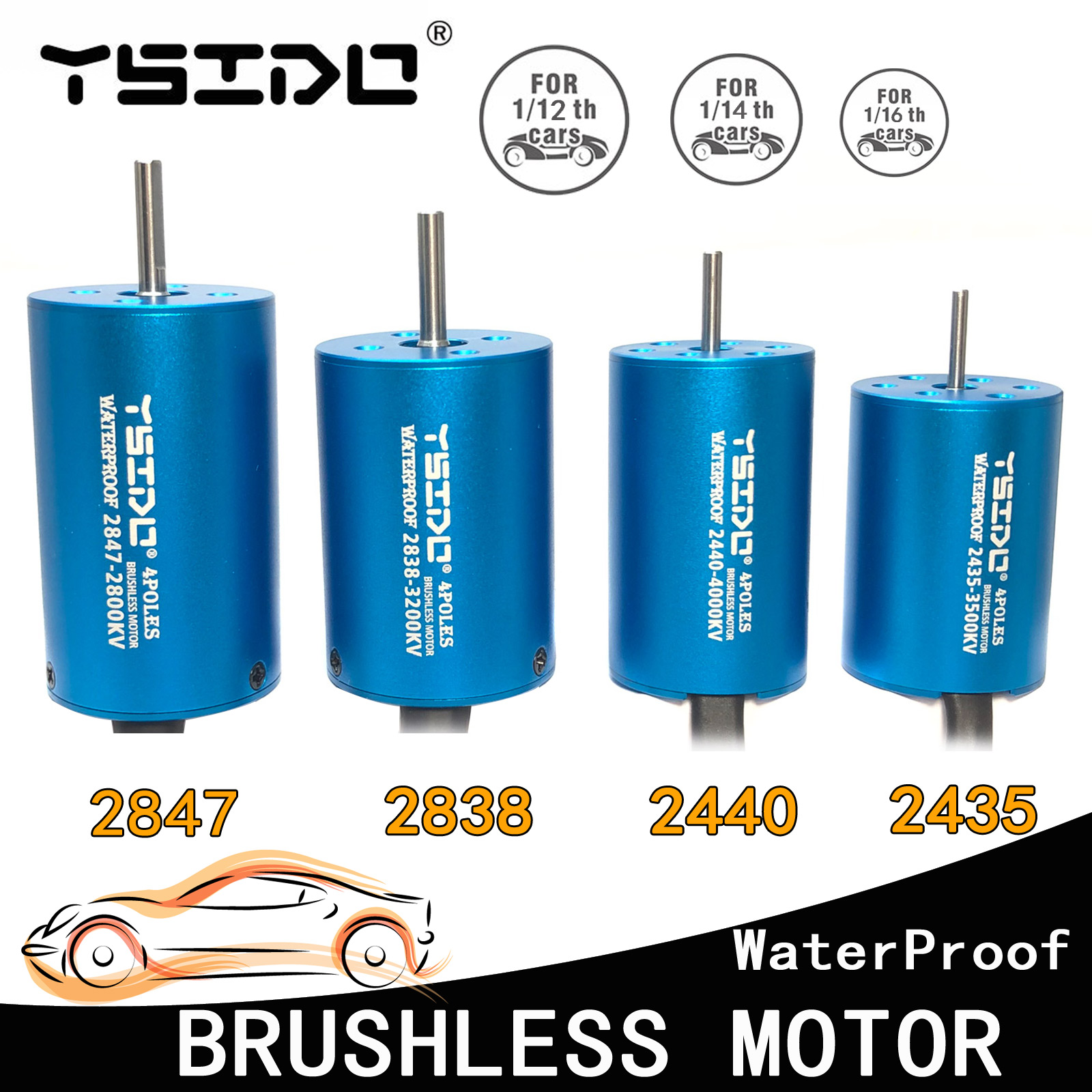 Rc Remo Hobby - YSIDO 2435 2440 2838 2847 Brushless