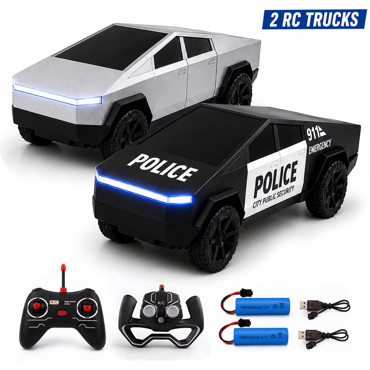 Rc Hobby Horizon - 2PCS RC Cyber Truck Toys Remote