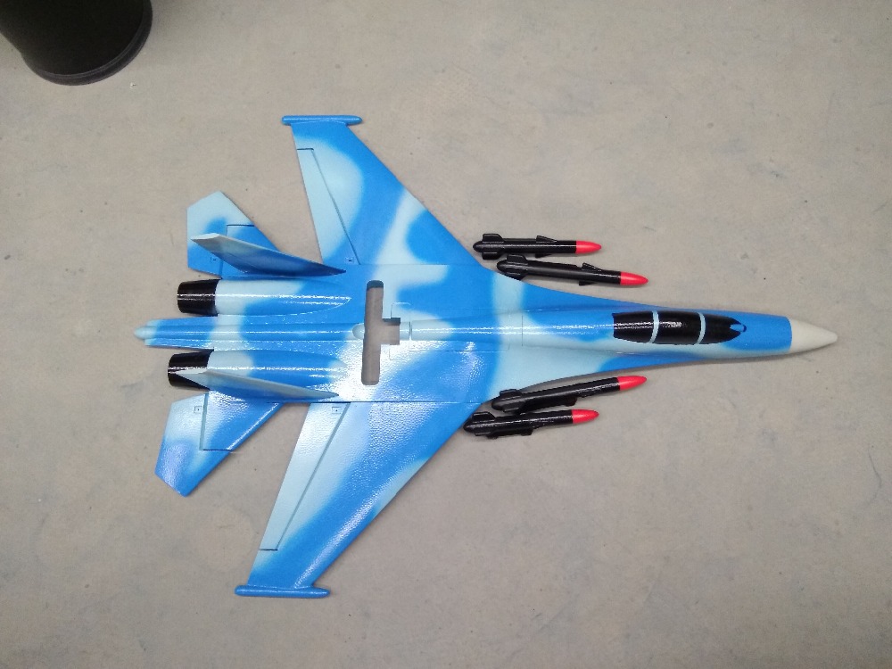 White EPO RC Plane SU-27 SU27  - Rc Hobby Plane review and price