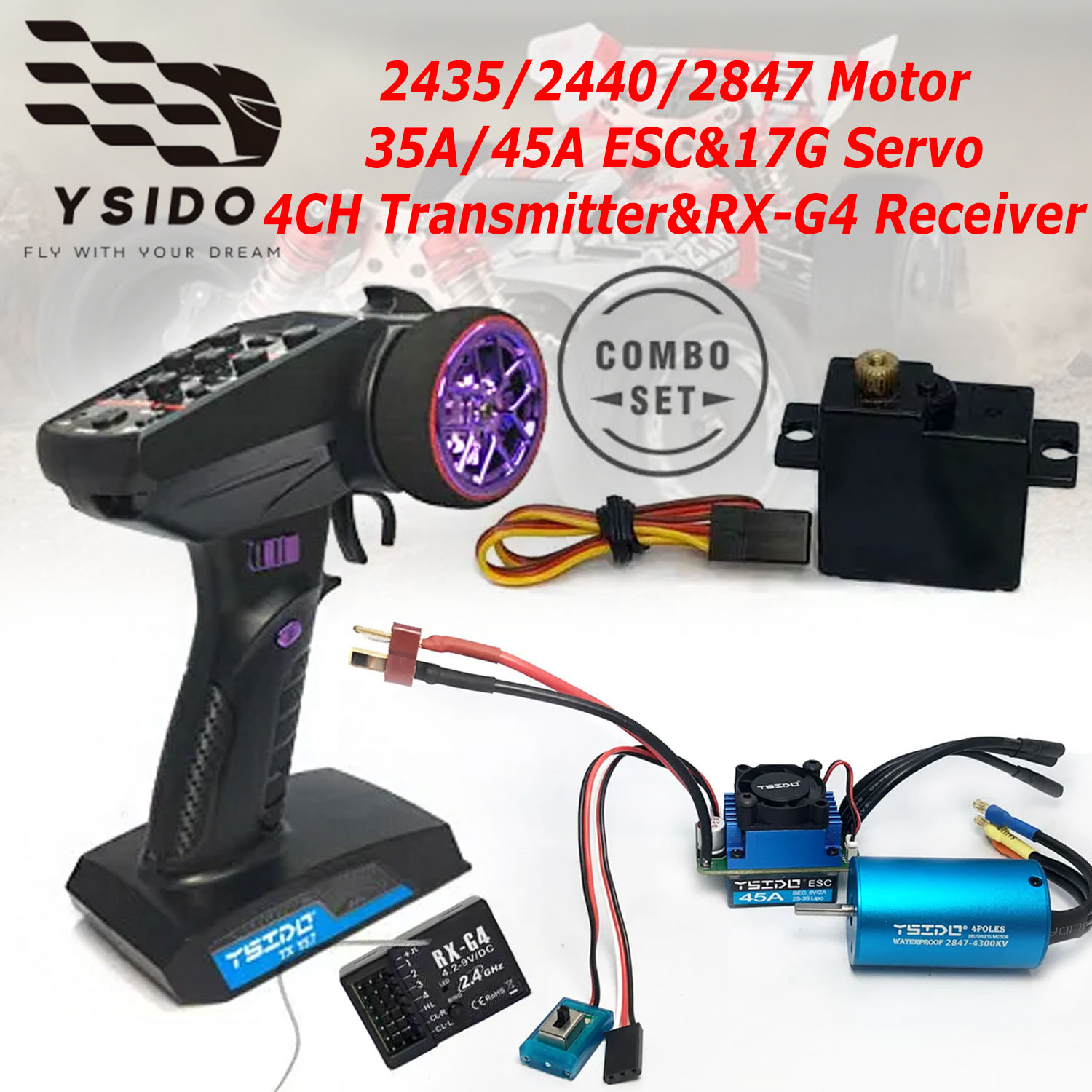 YSIDO Brushless Combo Upgrade  - Rc Remo Hobby review and price