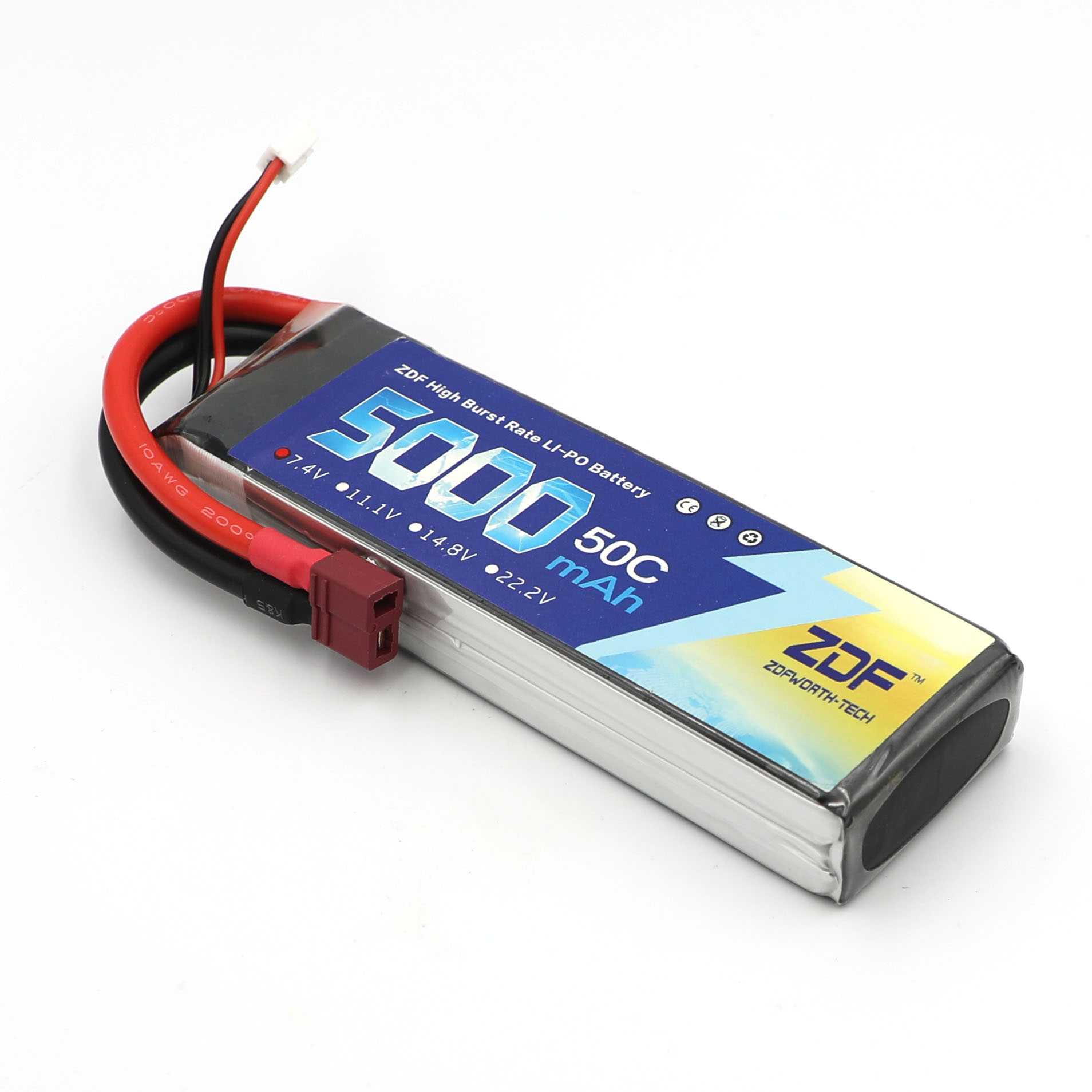 ZDF RC Lipo Battery 7.4V 5000m - Rc Remo Hobby review and price