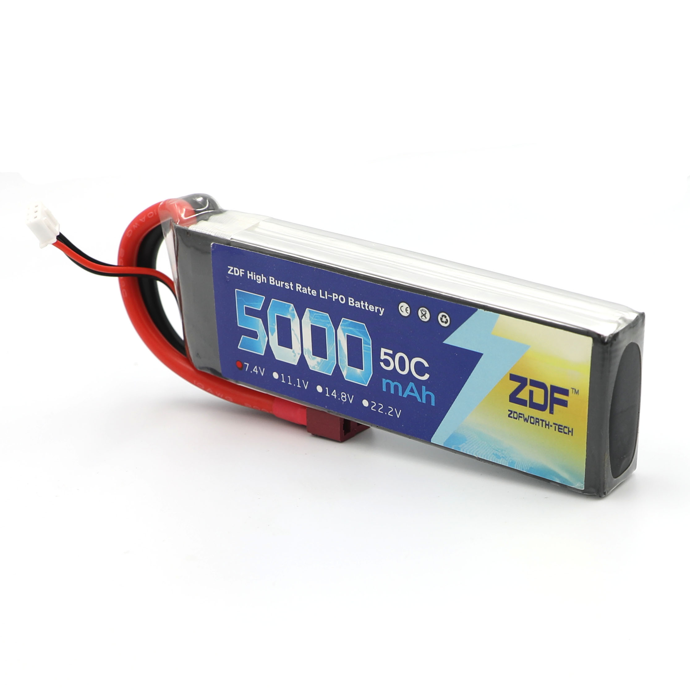 ZDF RC Lipo Battery 7.4V 5000m - Rc Remo Hobby review and price