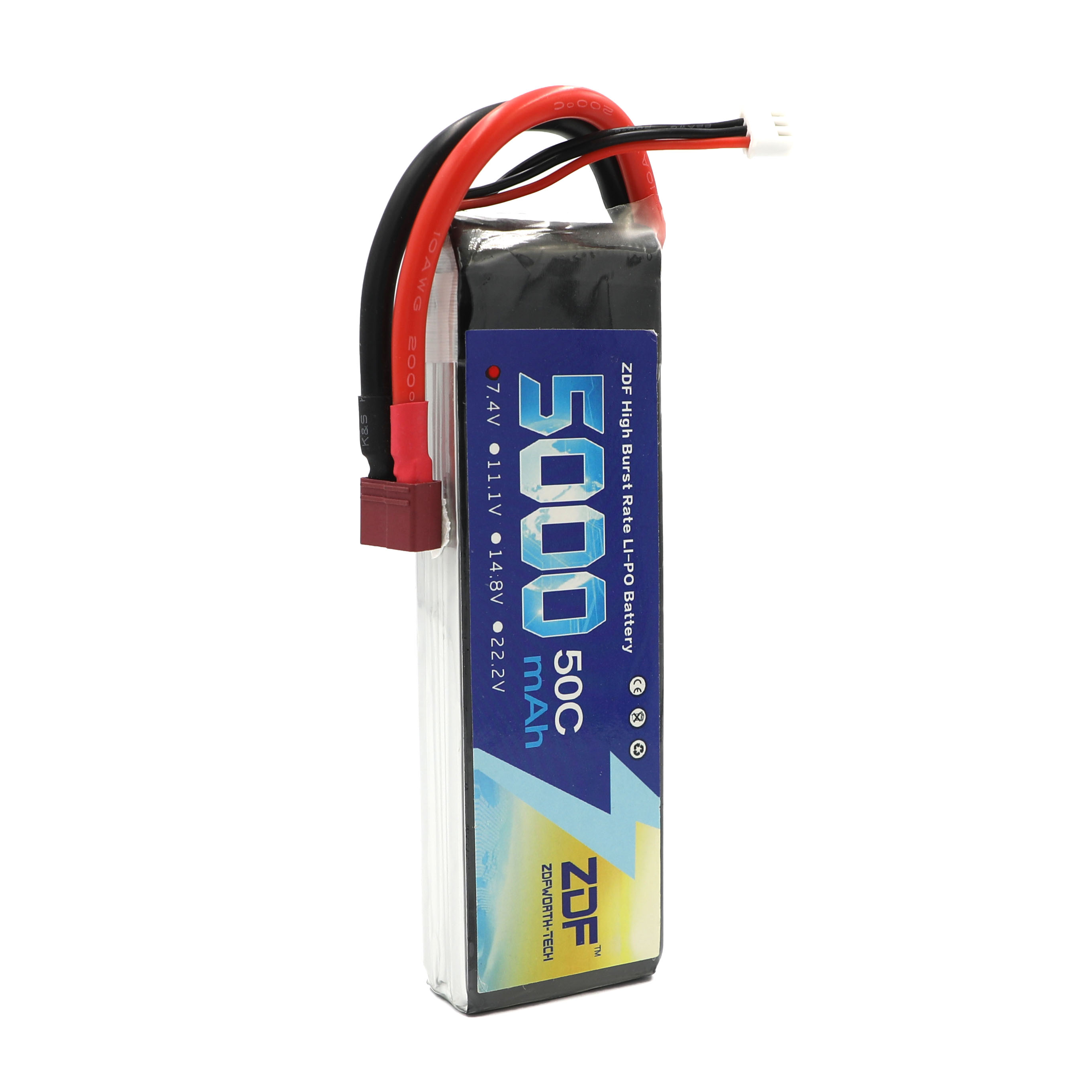 ZDF RC Lipo Battery 7.4V 5000m - Rc Remo Hobby review and price